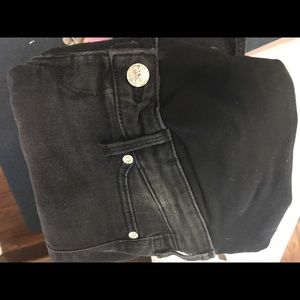H&M MAMA Skinny Jeans BLACK